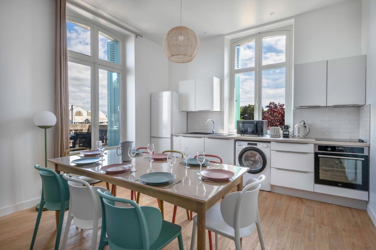 Bel Appartement Vue Sur Le Port Du Croisic 르크로아시 외부 사진