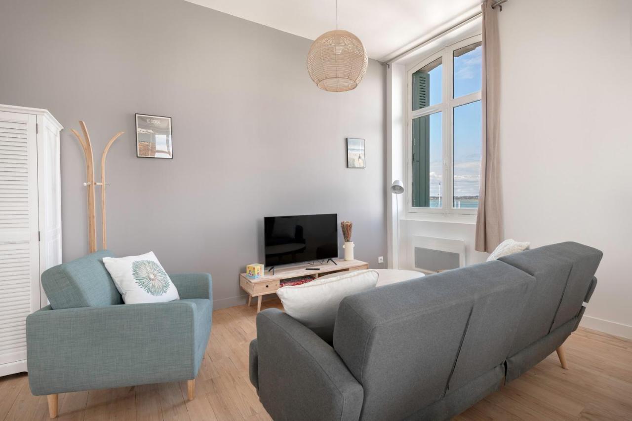 Bel Appartement Vue Sur Le Port Du Croisic 르크로아시 외부 사진